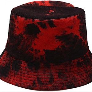Red And Black Bucket Hat